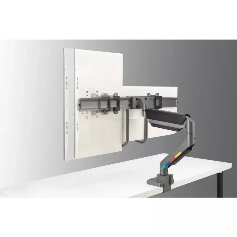 Braço para monitor duplo Kensington SmartFit K58272WW fixação por grampo/ilharós 18 kg