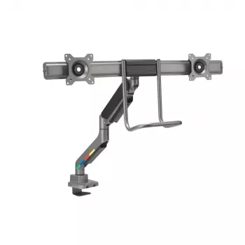 Braço para monitor duplo Kensington SmartFit K58272WW fixação por grampo/ilharós 18 kg