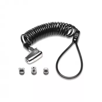 Cadeado de segurança universal portátil com chave Kensington ClickSafe 2.0 para portátil