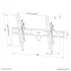 Suporte de parede para TV Neomounts WL35S-850BL18 43-86