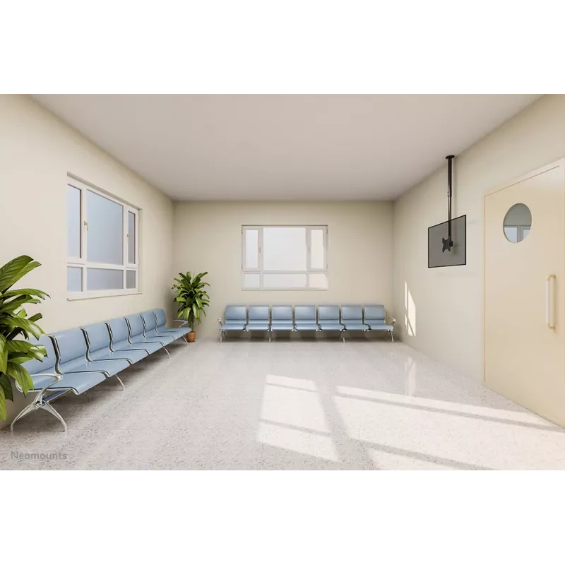 Suporte de teto Neomounts CL35-340BL12 peso máximo 50 kg para ecrãs de 23–42