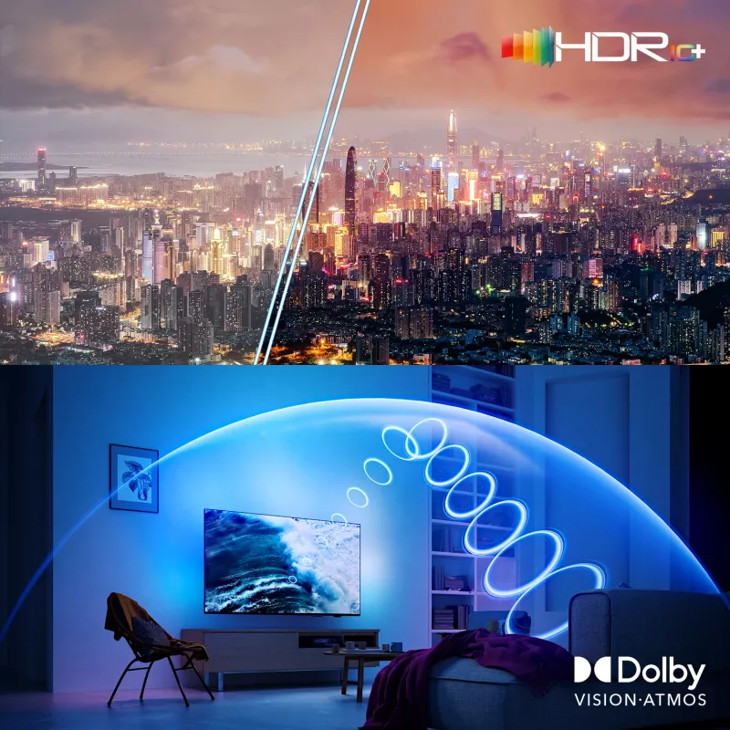 TV Philips 55OLED910/12 139,7 cm (55 polegadas) 4K Ultra HD Smart-TV WLAN Metálico