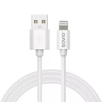 Cabo USB Savio CL-192 1m USB A USB 2.0 Branco