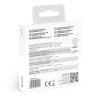 Carregador sem fios de interior para telemóveis SAVIO LA-11, Qi 1.2, 15 W, branco, 55×55×5 mm