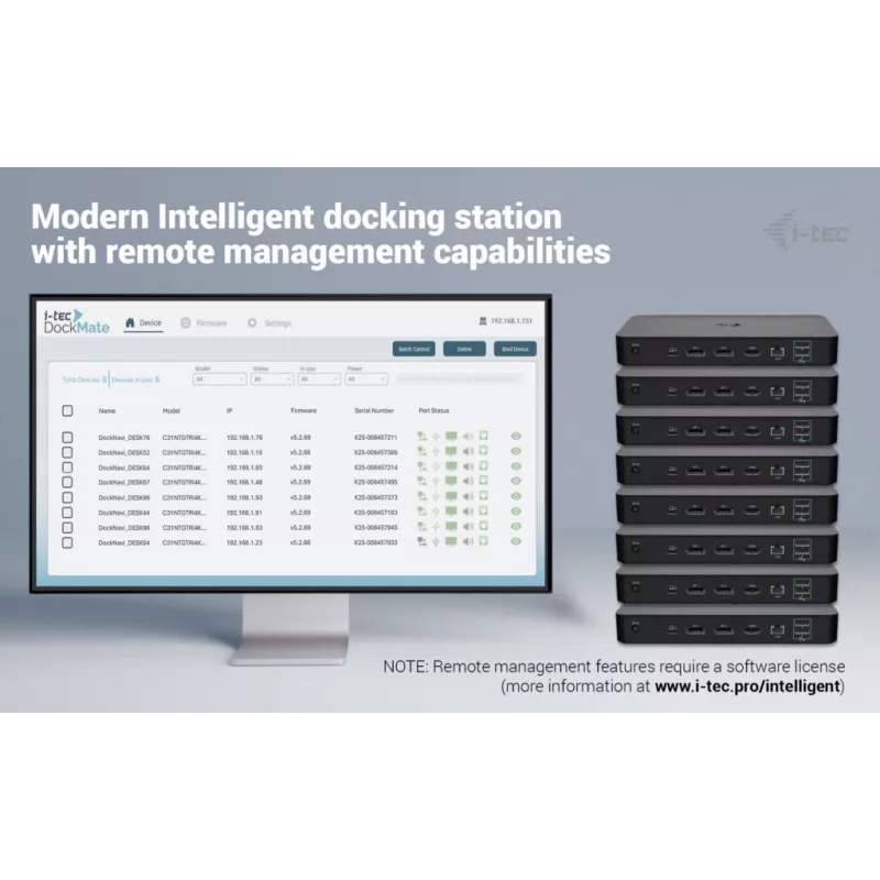 Docking station I-tec USB-C Intelligent Triple Display + Power Delivery 100W