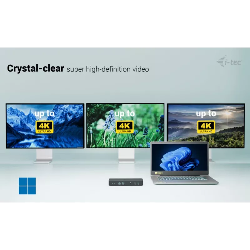 Docking station I-tec USB-C Intelligent Triple Display + Power Delivery 100W