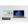 Docking station i-tec Thunderbolt5 Quattro Display, 5x USB, 2,5 GLAN + Power Delivery 140W