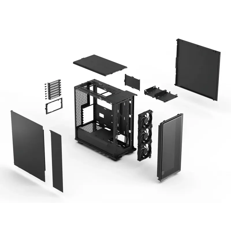 Caixa de PC Fractal Design Epoch Preto Solid Midi Tower Preto