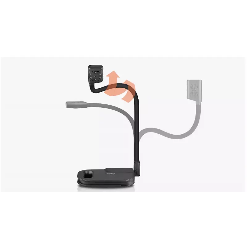 AVer AVerVision U50+ câmara de documentos, 8 MP CMOS, 1080p, 60 fps, zoom digital 16x, USB 2.0, preta
