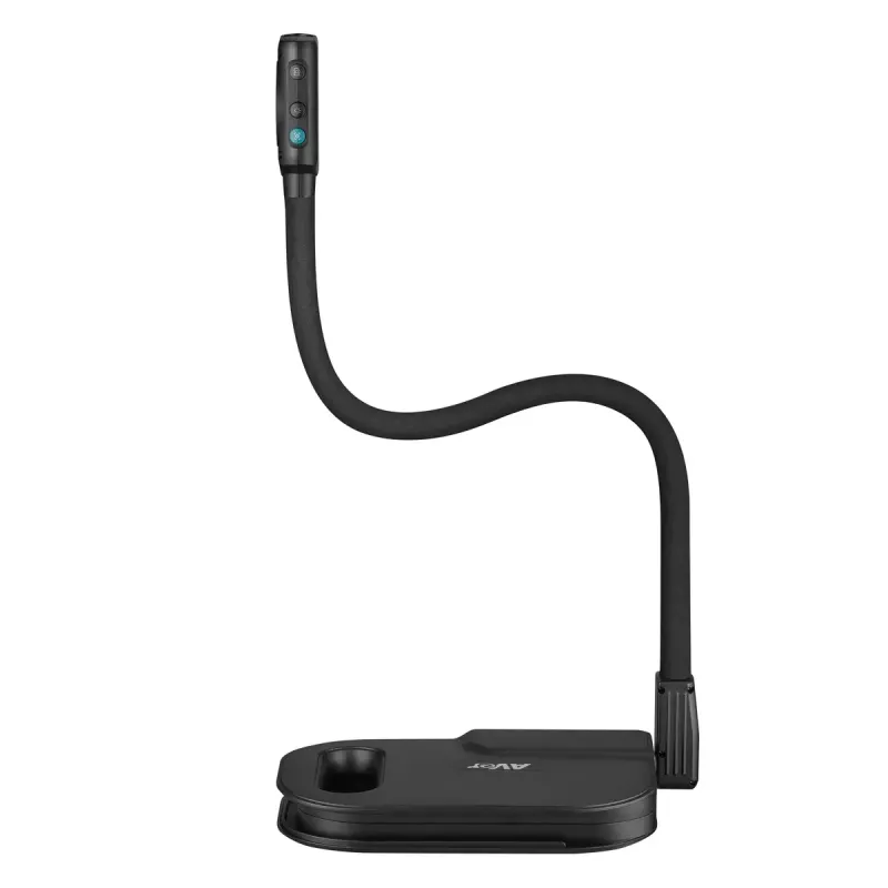 AVer AVerVision U50+ câmara de documentos, 8 MP CMOS, 1080p, 60 fps, zoom digital 16x, USB 2.0, preta