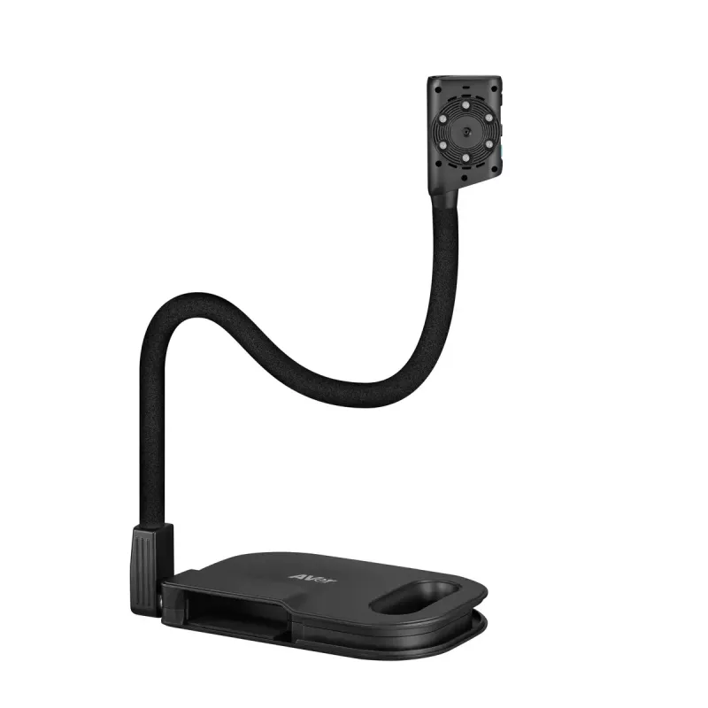 AVer AVerVision U50+ câmara de documentos, 8 MP CMOS, 1080p, 60 fps, zoom digital 16x, USB 2.0, preta