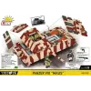 Blocos de construção Cobi Panzer VIII Maus kit de montagem escala 1:35 COBI-3138, réplica detalhada de veículo militar
