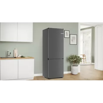 Combinado frigorífico-congelador Bosch Serie 4 KGN49OCAF, independente, 440 L volume total, antracite, No Frost