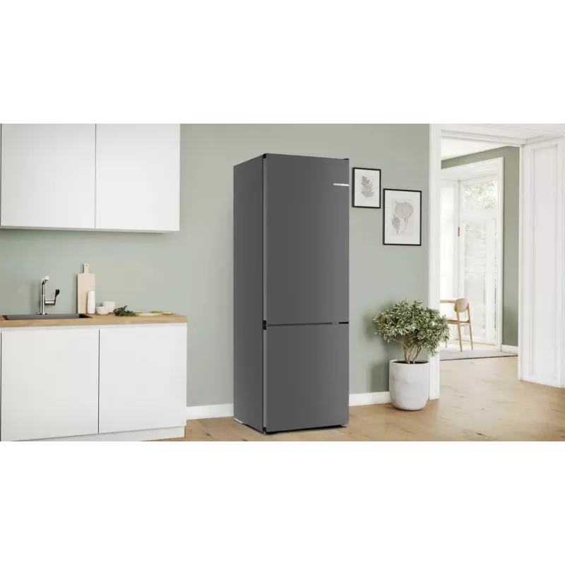 Combinado frigorífico-congelador Bosch Serie 4 KGN49OCAF, independente, 440 L volume total, antracite, No Frost