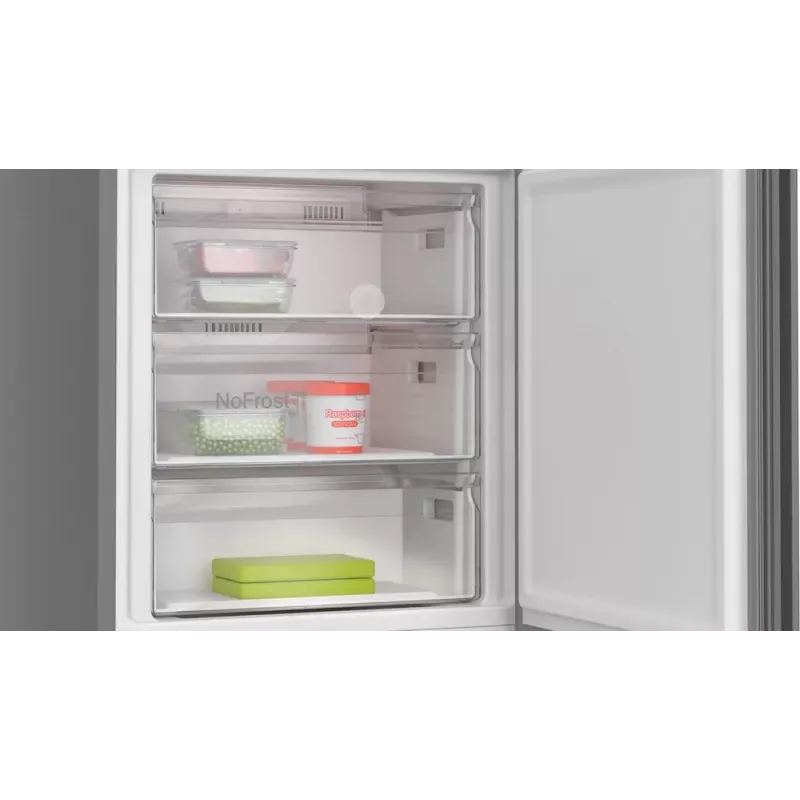 Combinado frigorífico-congelador Bosch Serie 4 KGN49OCAF, independente, 440 L volume total, antracite, No Frost