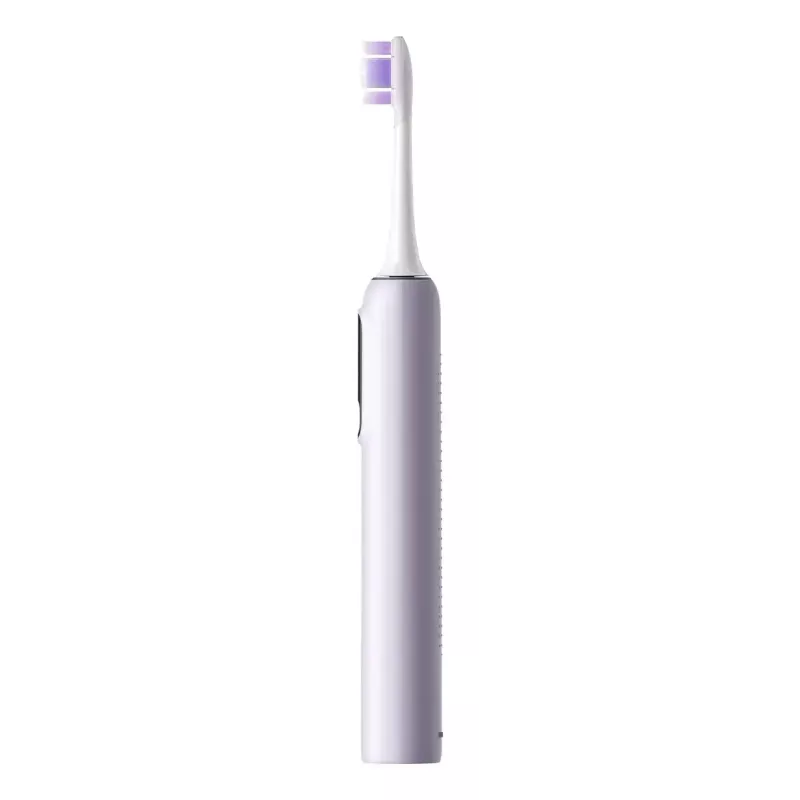 Escova de dentes elétrica oscilante Xiaomi Pro BHR07ZXEU — para adultos, bateria integrada de 3,7 V, 3 modos de escovagem, violeta, 1 cabo + 1 cabeça de escova