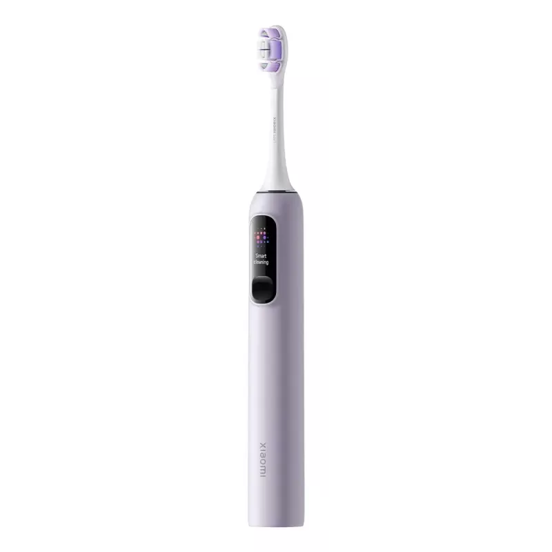 Escova de dentes elétrica oscilante Xiaomi Pro BHR07ZXEU — para adultos, bateria integrada de 3,7 V, 3 modos de escovagem, violeta, 1 cabo + 1 cabeça de escova