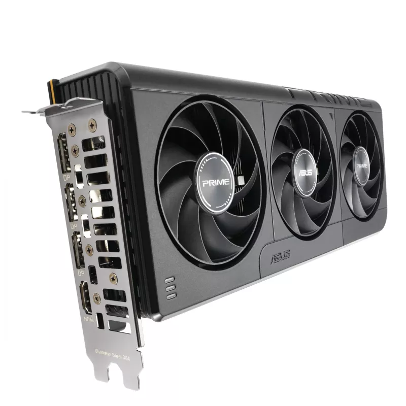 Placa gráfica ASUS GeForce RTX 5060 — 8 GB GDDR7, 128-Bit, PCIe 5.0, 3x DisplayPort 2.1b + 1x HDMI 2.1b, 2595 MHz OC, 3 ventoinhas, 268,3 mm