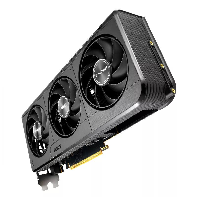 Placa gráfica ASUS GeForce RTX 5060 — 8 GB GDDR7, 128-Bit, PCIe 5.0, 3x DisplayPort 2.1b + 1x HDMI 2.1b, 2595 MHz OC, 3 ventoinhas, 268,3 mm
