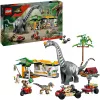 Conjunto LEGO Jurassic World 76973 — Raptor & Titanosaurus com 3 figuras, 582 peças, a partir dos 7 anos