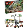 Conjunto LEGO Jurassic World 76973 — Raptor & Titanosaurus com 3 figuras, 582 peças, a partir dos 7 anos