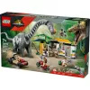 Conjunto LEGO Jurassic World 76973 — Raptor & Titanosaurus com 3 figuras, 582 peças, a partir dos 7 anos