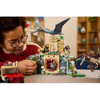 LEGO Jurassic World Air Mission com Quetzalcoatlus e Spinosaurus 76976 – 984 peças, 4 minifiguras, idade 8+