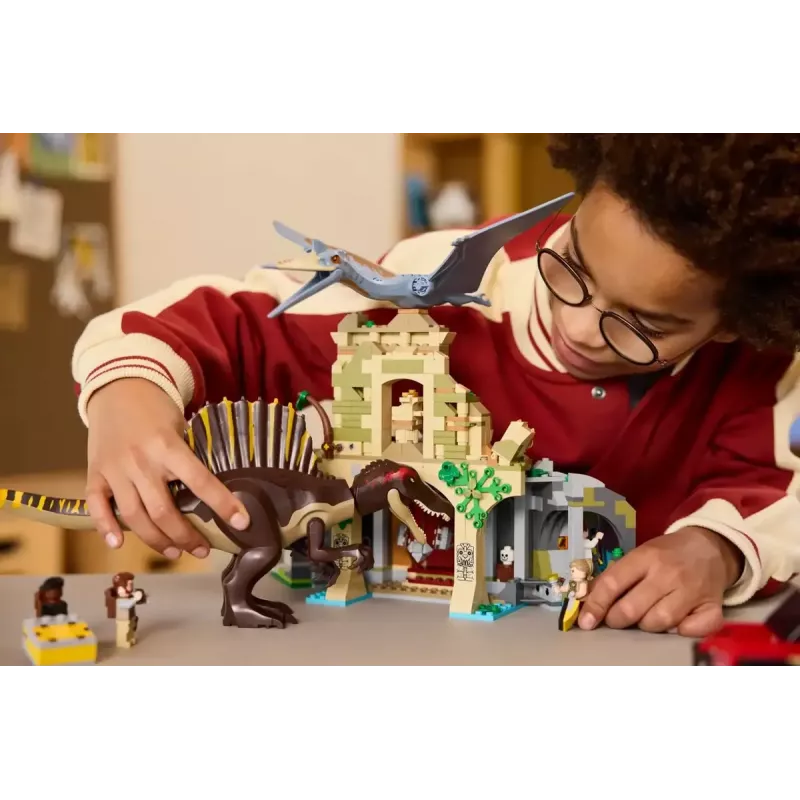 LEGO Jurassic World Air Mission com Quetzalcoatlus e Spinosaurus 76976 – 984 peças, 4 minifiguras, idade 8+