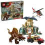 LEGO Jurassic World Air Mission com Quetzalcoatlus e Spinosaurus 76976 – 984 peças, 4 minifiguras, idade 8+