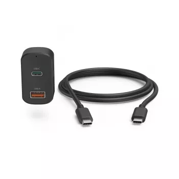 Carregador móvel Hama 00200018 para portátil, powerbank, smartphone, tablet preto isqueiro de automóvel