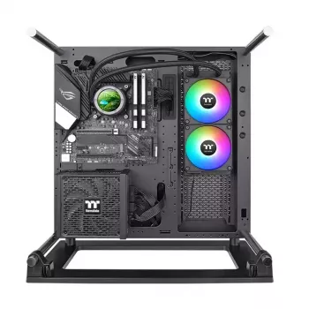 Conjunto de refrigeração líquida Thermaltake CL-W414-PL12SW-A 12 cm preto
