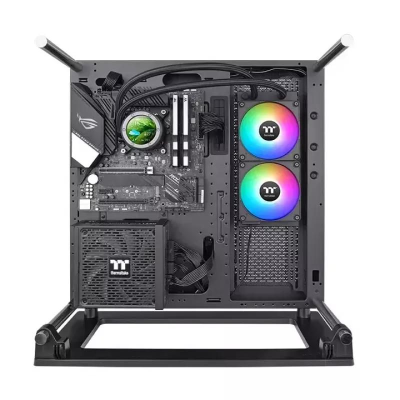 Conjunto de refrigeração líquida Thermaltake CL-W414-PL12SW-A 12 cm preto