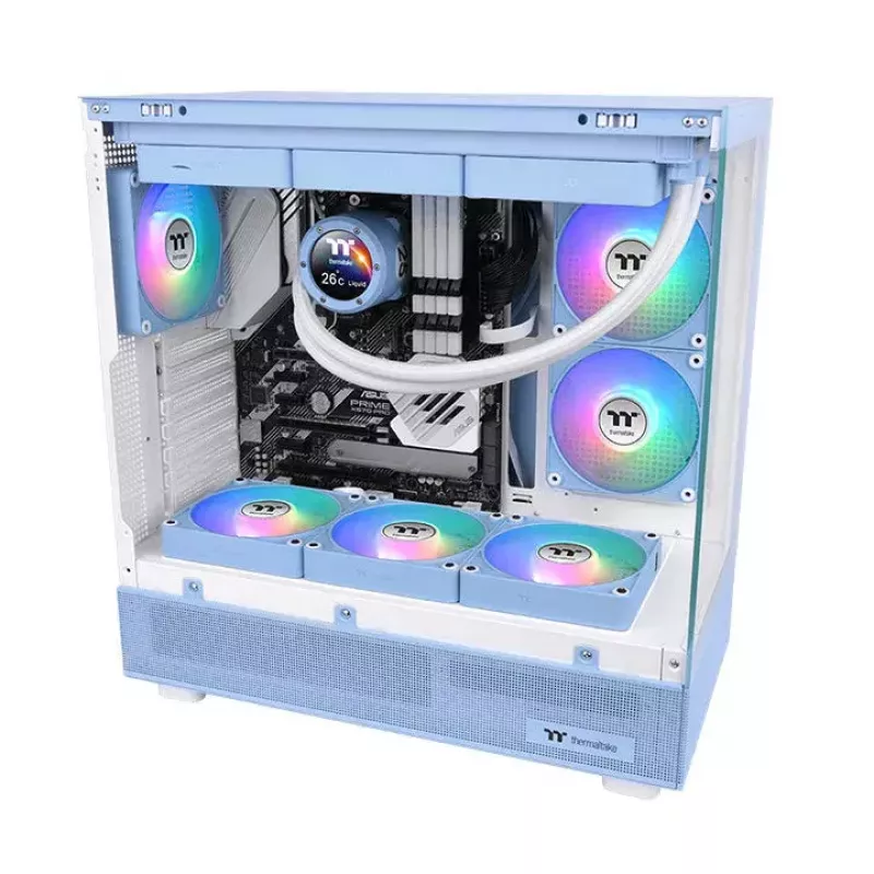 Ventoinha Thermaltake CT120 EX ARGB Sync Hydrangea Blue 12cm 68cfm hidráulica