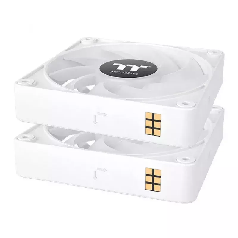 Ventoinha de refrigeração para PC Thermaltake CT140 EX ARGB Sync branco (pack de 3)