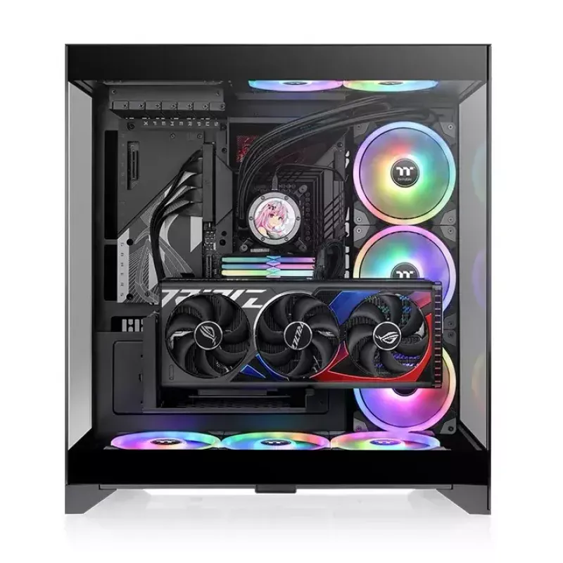 Caixa para PC Thermaltake CTE E550 TG Midi Tower preto