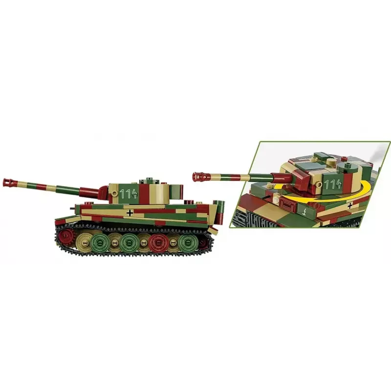 Cobi Pz.Kpfw. VI Tiger Ausf. E conjunto de construção, 1:48, 422 peças