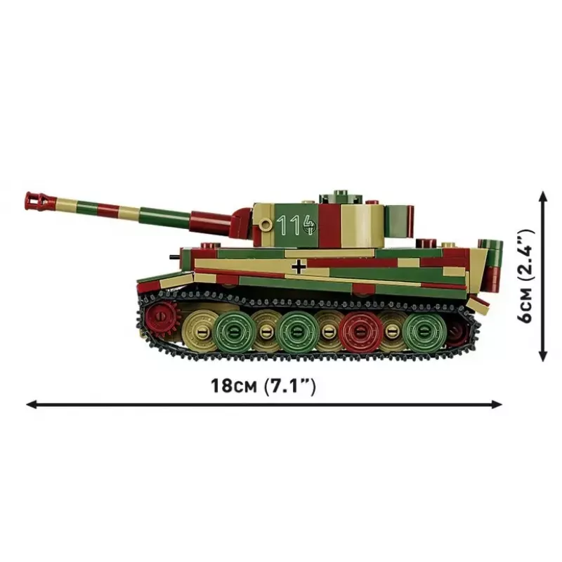 Cobi Pz.Kpfw. VI Tiger Ausf. E conjunto de construção, 1:48, 422 peças