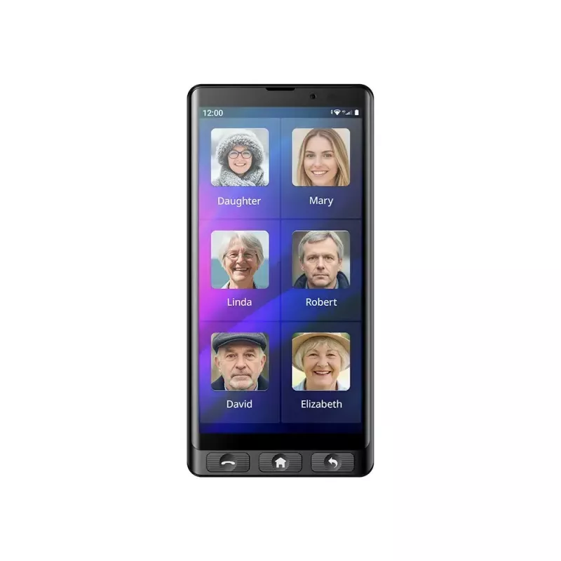 MAXCOM MS601 4G smartphone para seniores, 6 polegadas, 4GB/64GB, Android 14, preto