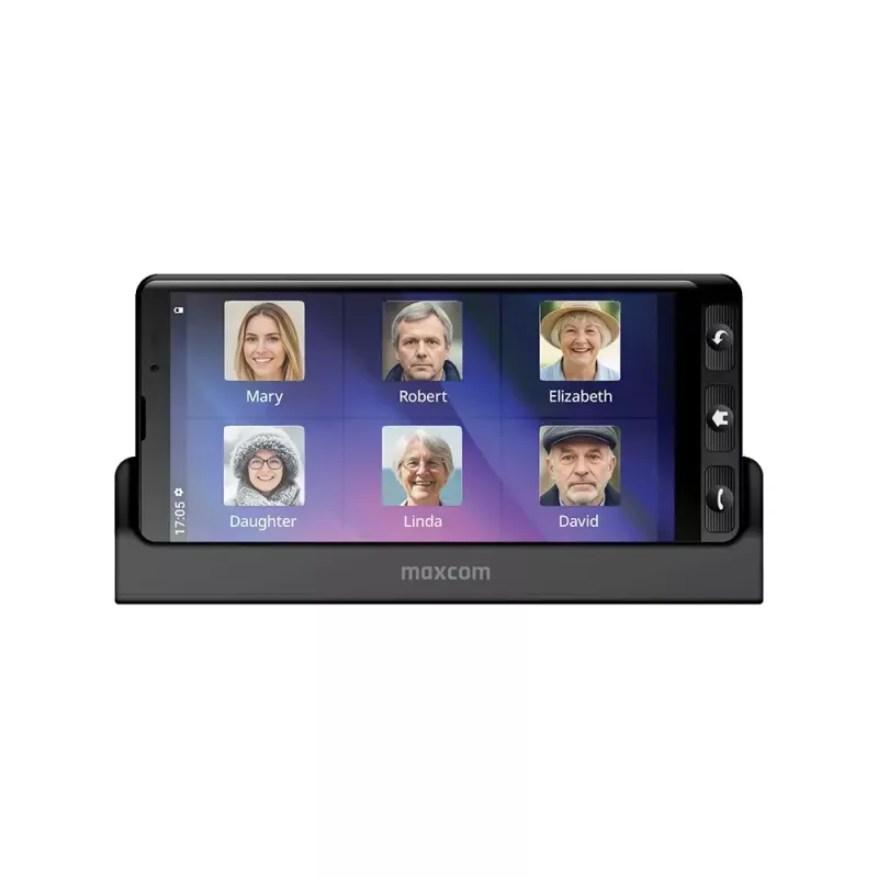 MAXCOM MS601 4G smartphone para seniores, 6 polegadas, 4GB/64GB, Android 14, preto