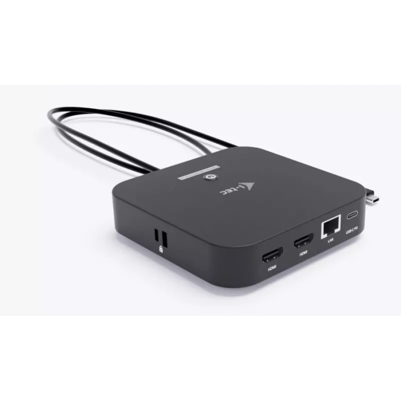 Adaptador USB-C Dual HDMI ITEC C31DUALHDMIDPD100 — dual HDMI 4K@60Hz, USB-C Power Delivery 100W