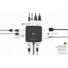 Adaptador USB-C DisplayPort para Dual HDMI ITEC C31TRIPLEVIDEODPPRO 4K 60Hz, 100W Power Delivery
