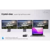 Adaptador USB-C DisplayPort para Dual HDMI ITEC C31TRIPLEVIDEODPPRO 4K 60Hz, 100W Power Delivery