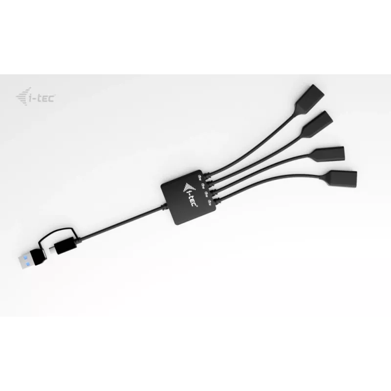 Hub de cabos i-tec USB-C/USB-A 4 portas (2x USB-C, 2x USB-A)