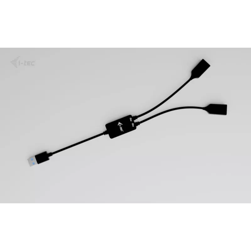 Hub USB-A ITEC U3CBLHUB2A — 2 portas, USB 3.0 até 5 Gbit/s