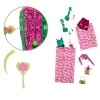 Conjunto de brincar Monster High Skulltimate Secrets Garden Mysteries, boneca Venus McFlytrap com mais de 19 surpresas