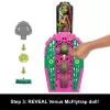 Conjunto de brincar Monster High Skulltimate Secrets Garden Mysteries, boneca Venus McFlytrap com mais de 19 surpresas