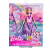 Conjunto de moda de fantasia para boneca Barbie com acessórios, incluindo cauda de sereia, asas de fada e colares