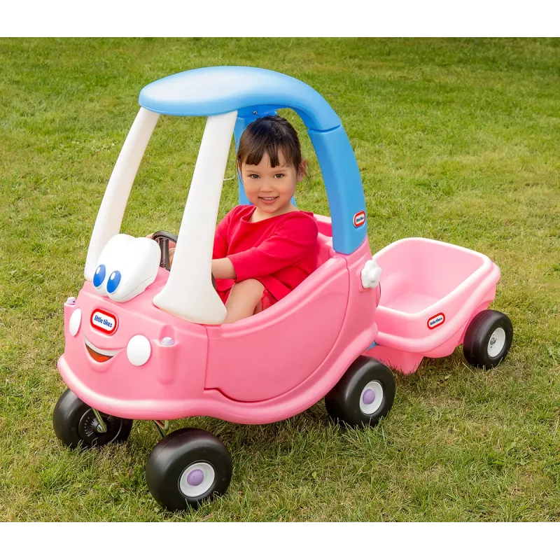 Atrelado Cozy Coupe Little Tikes, veículo de deslizar para crianças