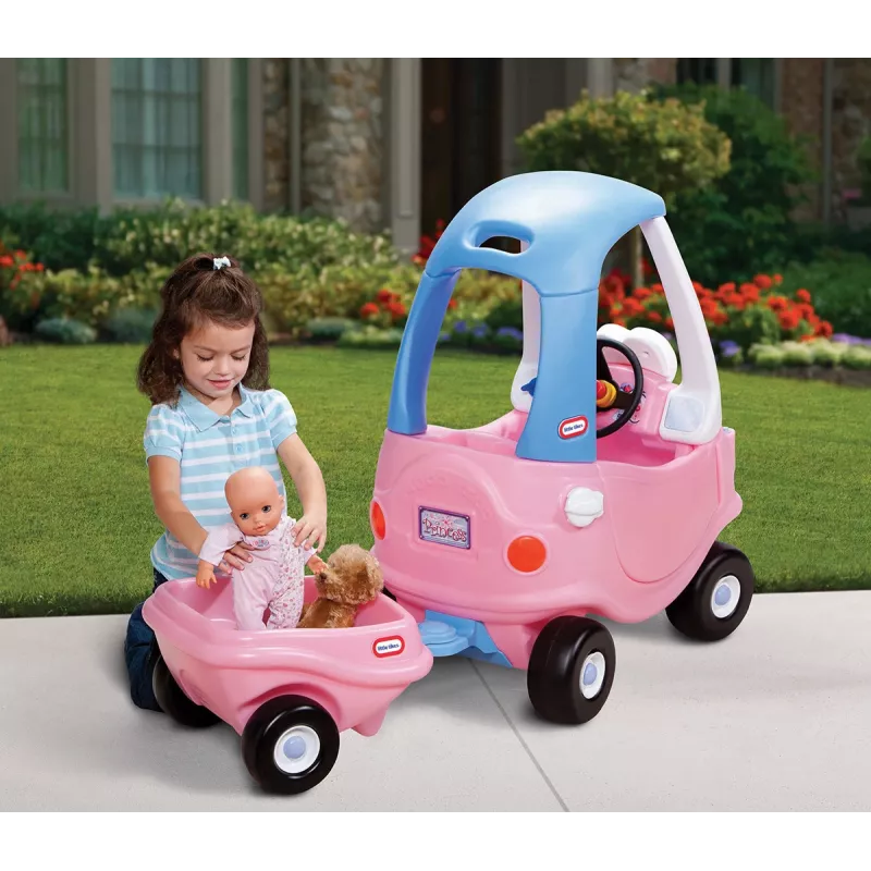 Atrelado Cozy Coupe Little Tikes, veículo de deslizar para crianças