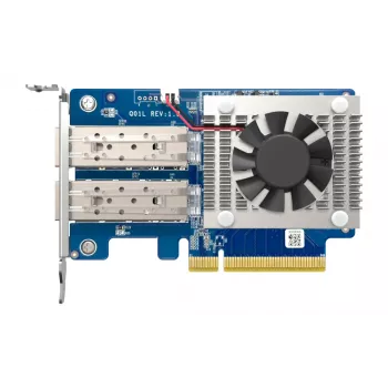Placa de expansão de rede QNAP Dual-Port 10GbE SFP+ QXG-10G2SF-NXE PCI Express com fios